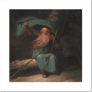 Ossian Singing His Swan Song by Nicolai Abildgaard Posters and Art